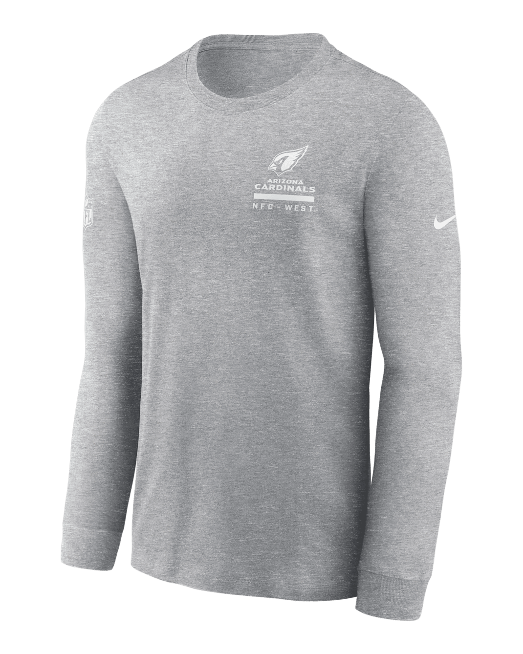 Arizona Cardinals Sideline Team Issue Men's Nike Dri-FIT NFL Long-Sleeve T-Shirt - Grey