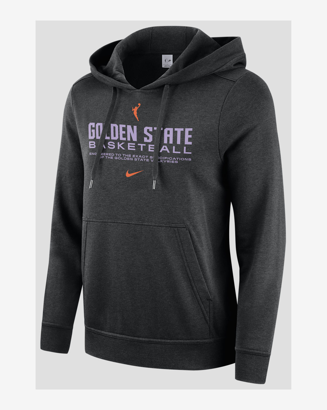Sudadera con gorro sin cierre Nike de la WNBA para mujer Golden State Valkyries Club - Negro