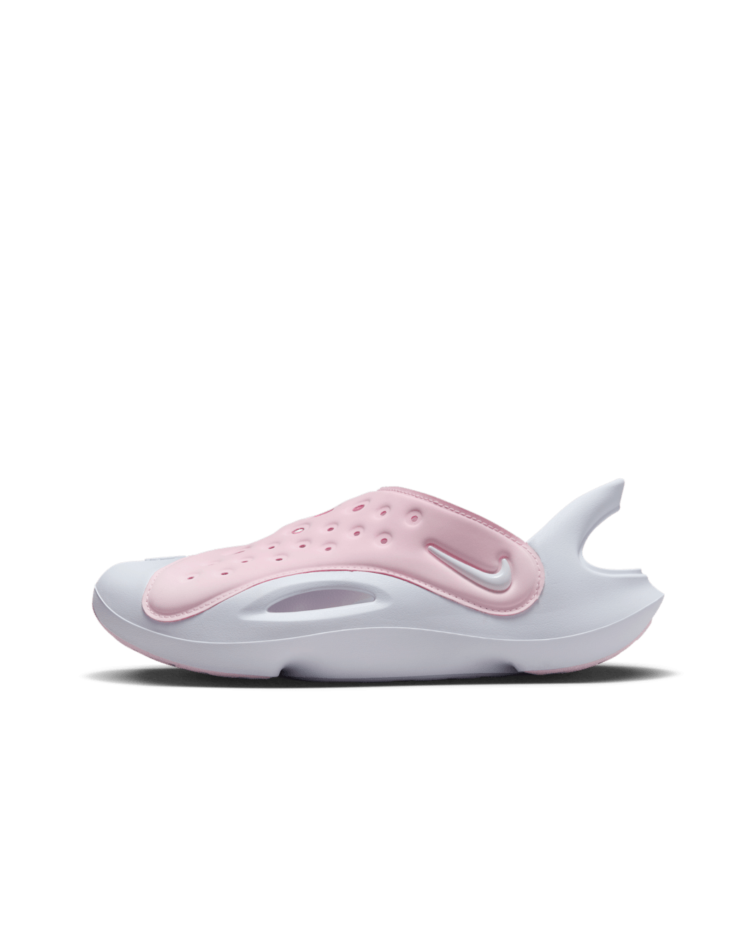 Nike Aqua Swoosh Older Kids' Sandals - Pink Foam/White