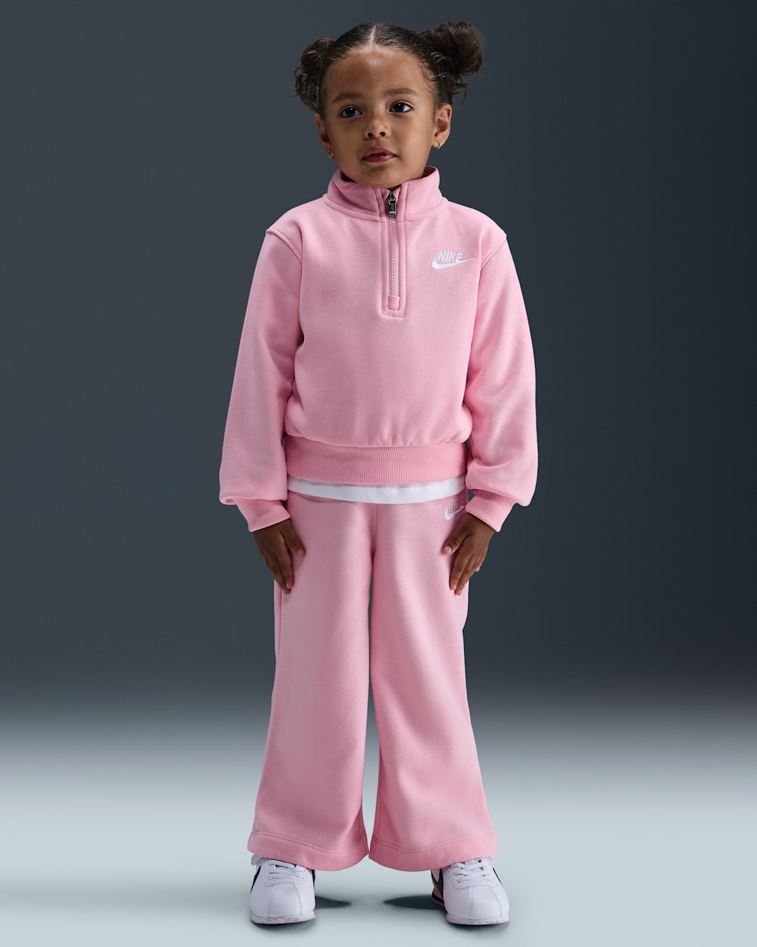 Nike Toddler 2-Piece Wide Leg Club Fleece Set - Medium Soft Pink