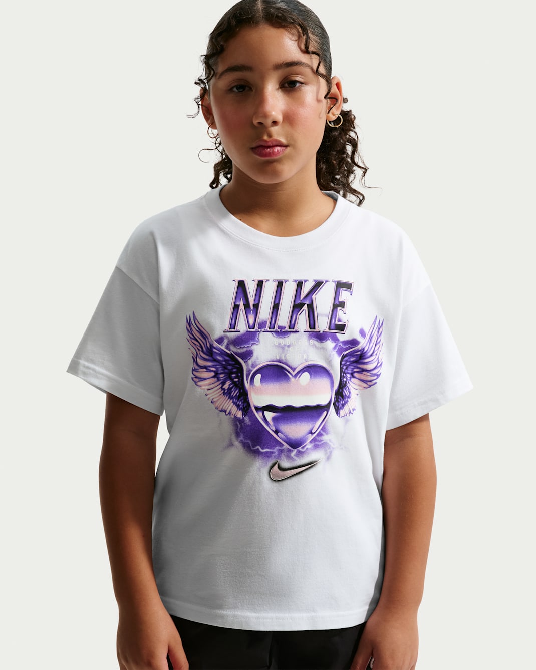 Nike Sportswear Older Kids' T-Shirt - White