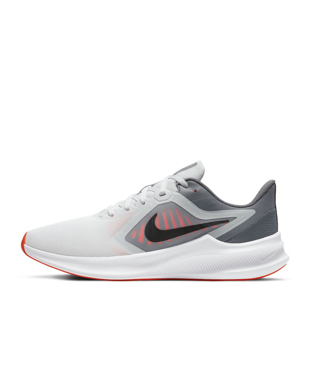 รองเท้าวิ่งโร้ดรันนิ่งผู้ชาย Nike Downshifter 10 - Photon Dust/Bright Crimson/Smoke Grey/ดำ