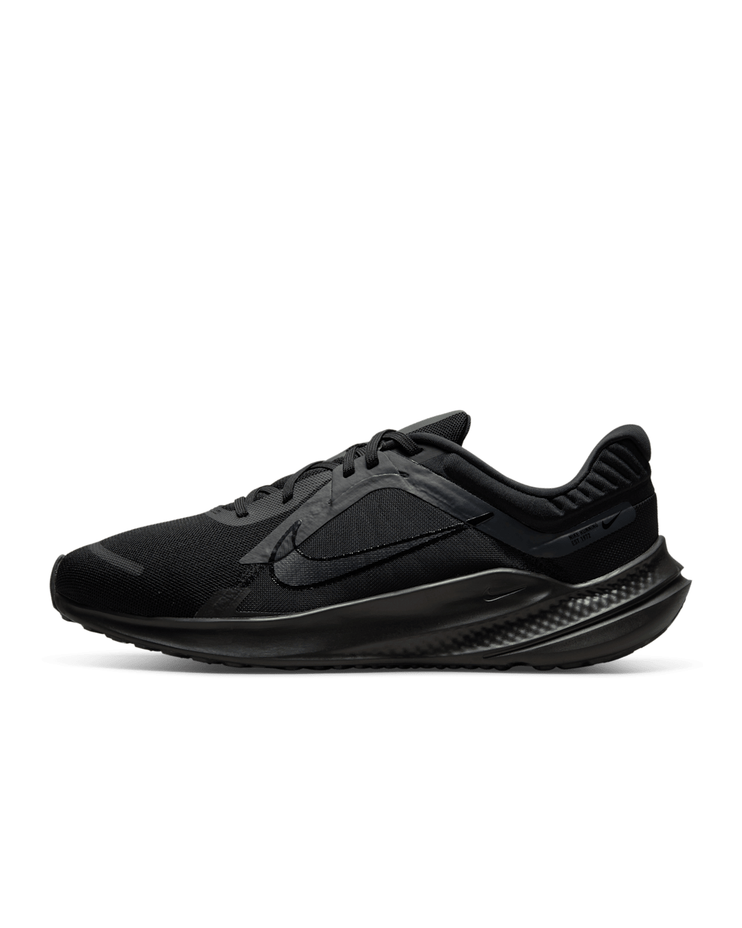 ナイキ クエスト 5 メンズ ロード ランニングシューズ - ブラック/ダークスモークグレー