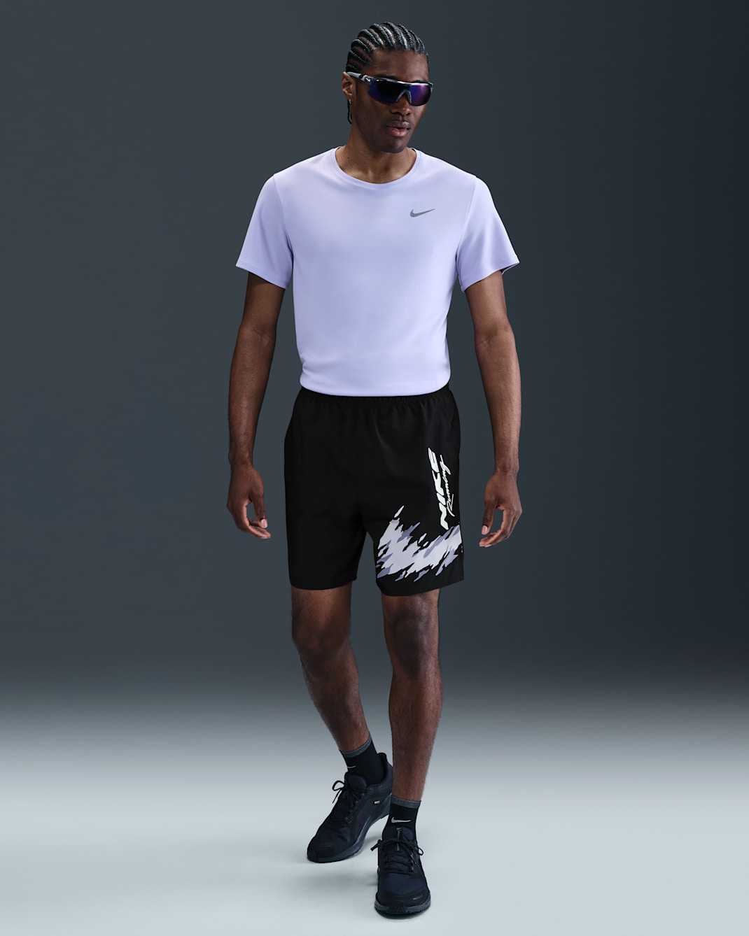 Nike Challenger Men's Dri-FIT 18cm (approx.) Brief-Lined Running Shorts - Black