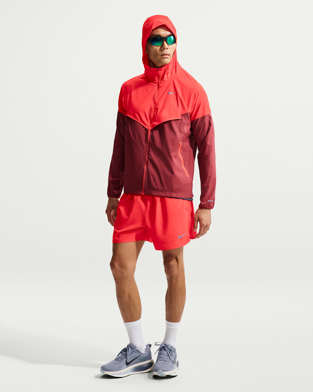 Nike Challenger Men's Dri-FIT 13cm (approx.) Brief-lined Running Shorts - Light Crimson/Light Crimson/Black