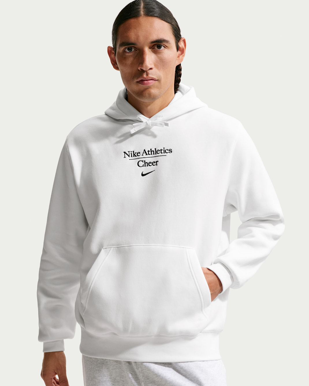 Sudadera con gorro sin cierre Cheer para hombre Nike - Blanco