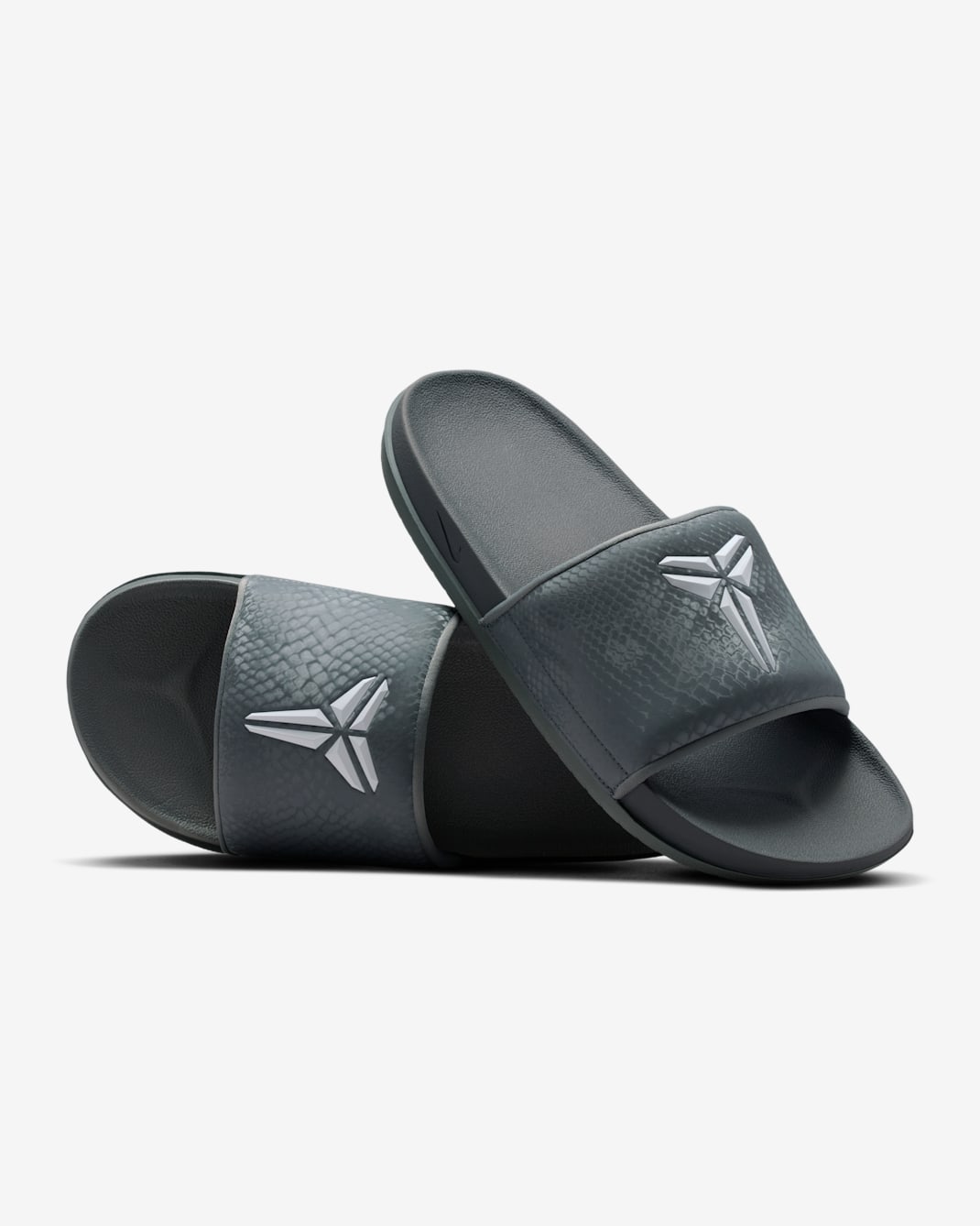 Kobe Offcourt Men's Slides - Cool Grey/White