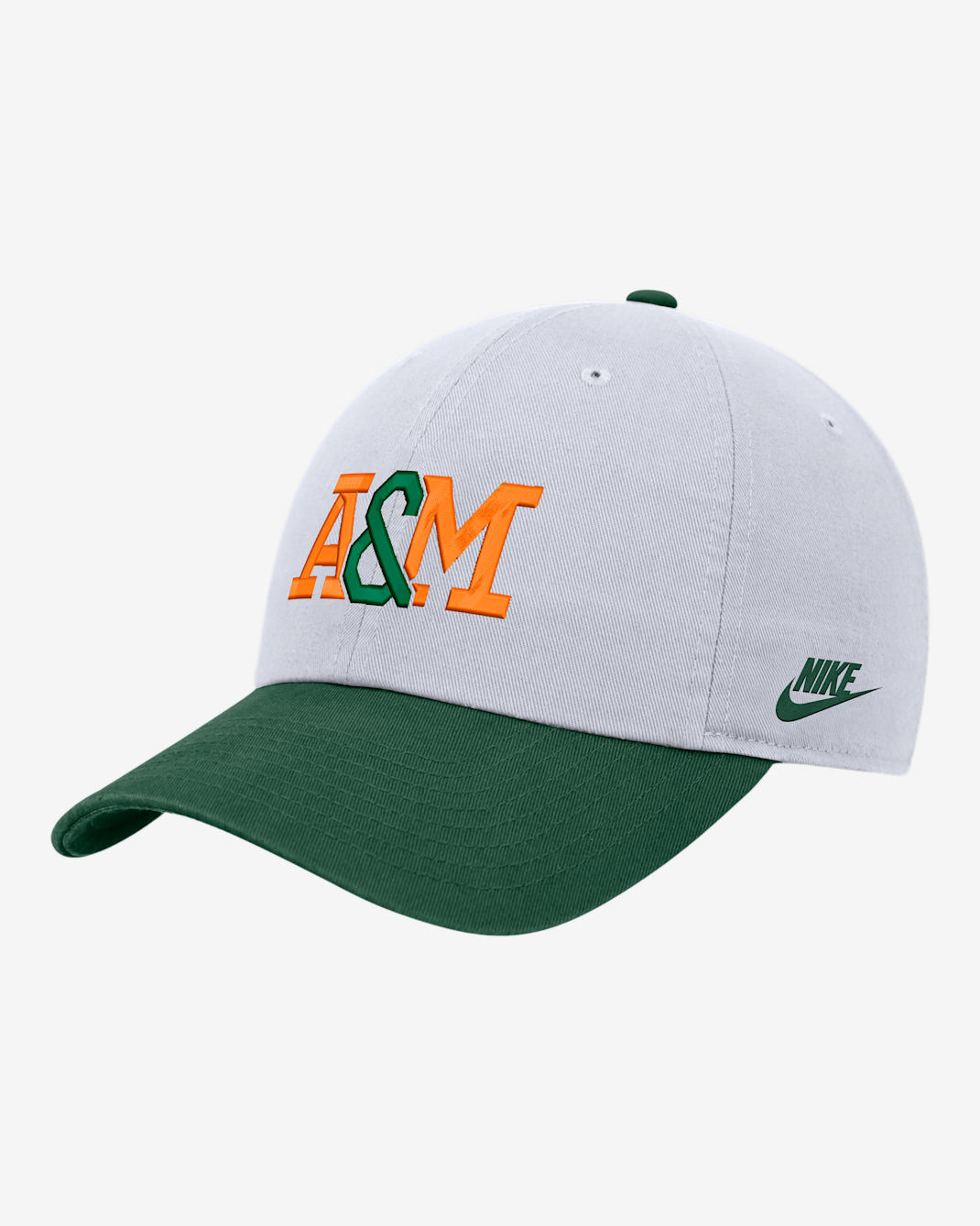 FAMU Nike College Adjustable Cap - White