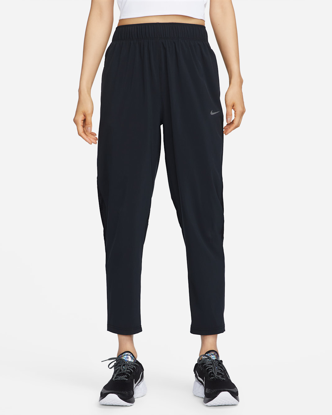 Nike Dri-FIT Fast Women's Mid-Rise 7/8 Running Trousers - Black