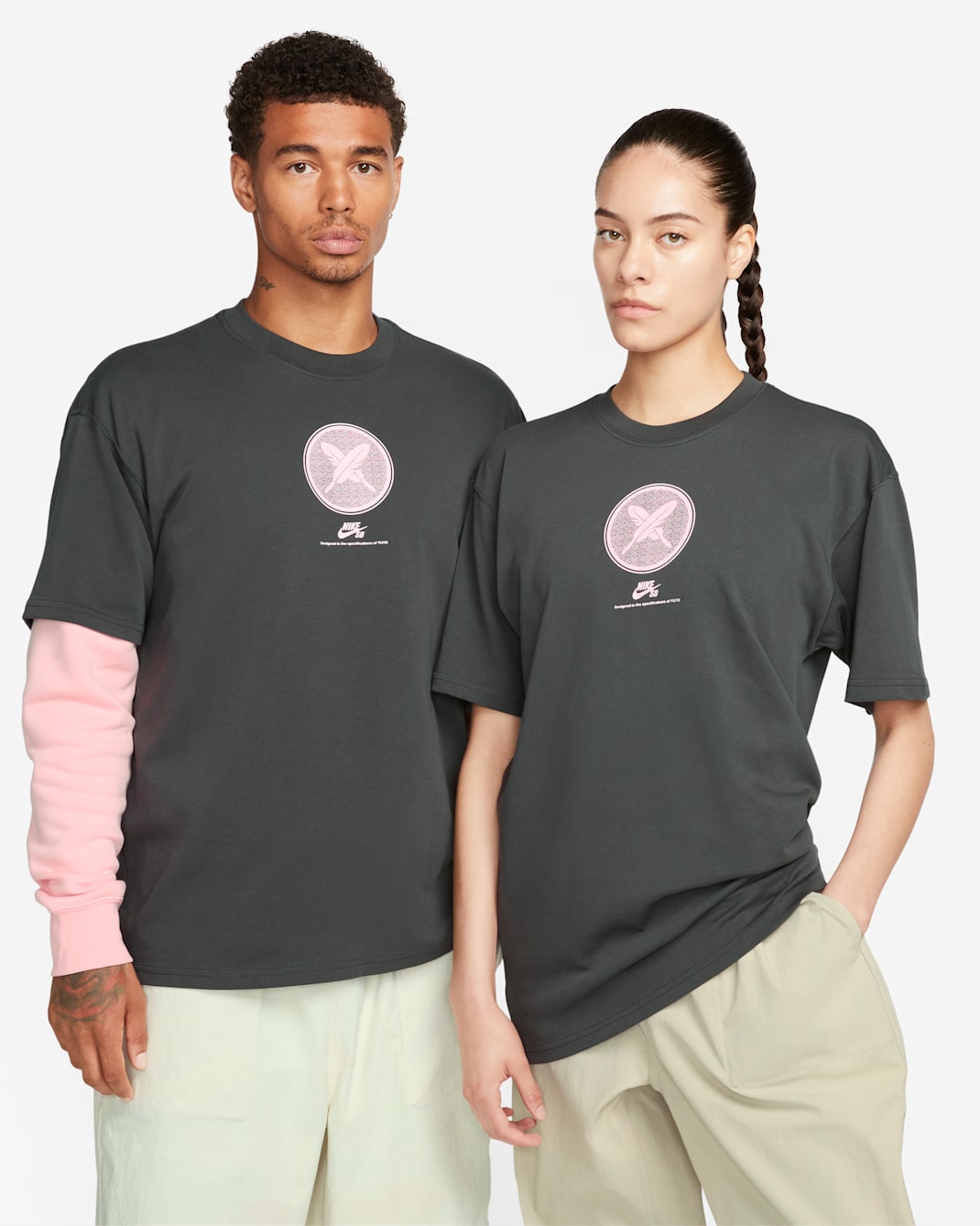 Nike SB Yuto Max90 Skate T-Shirt - Anthracite