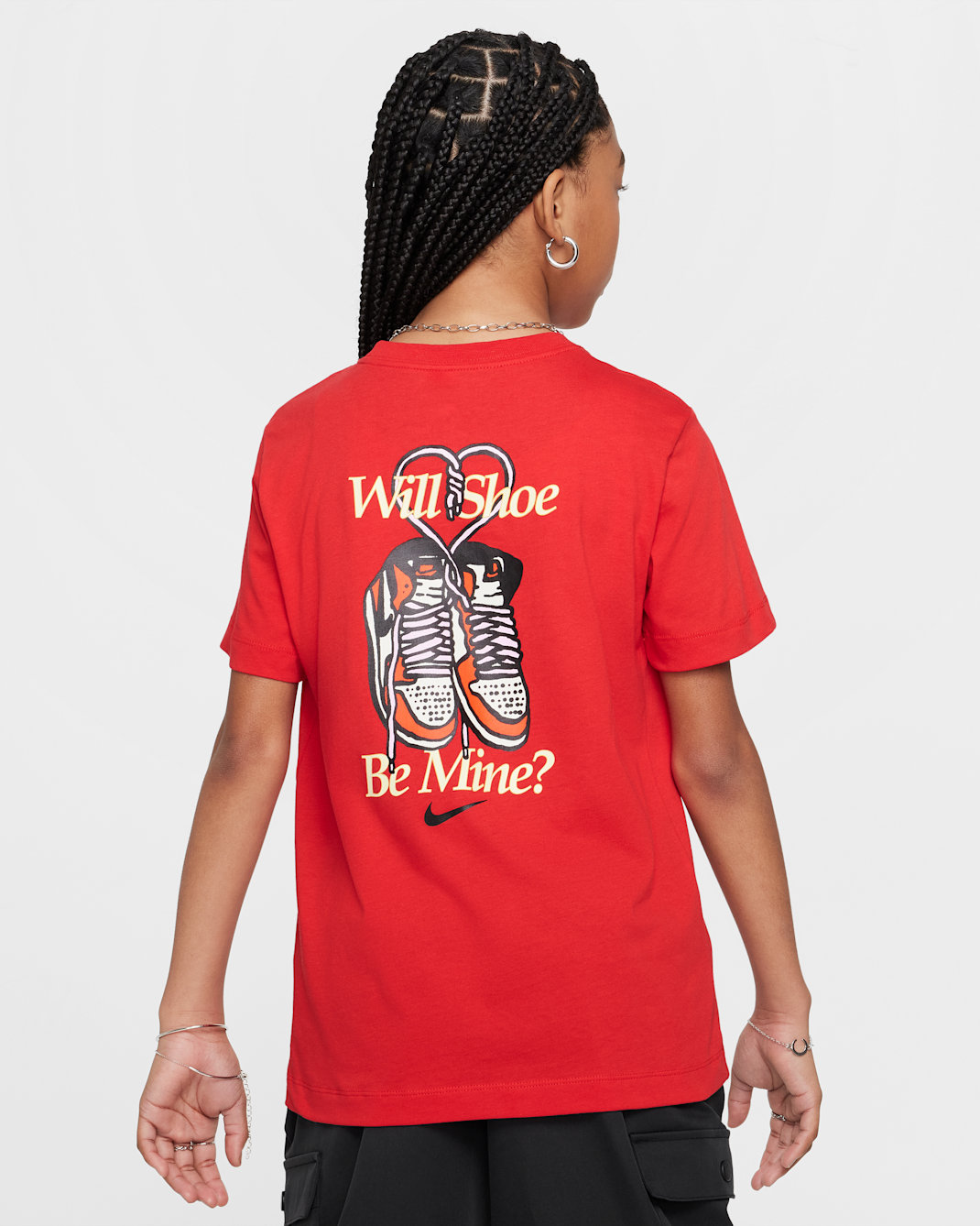 Nike Sportswear Older Kids' T-Shirt - University Red