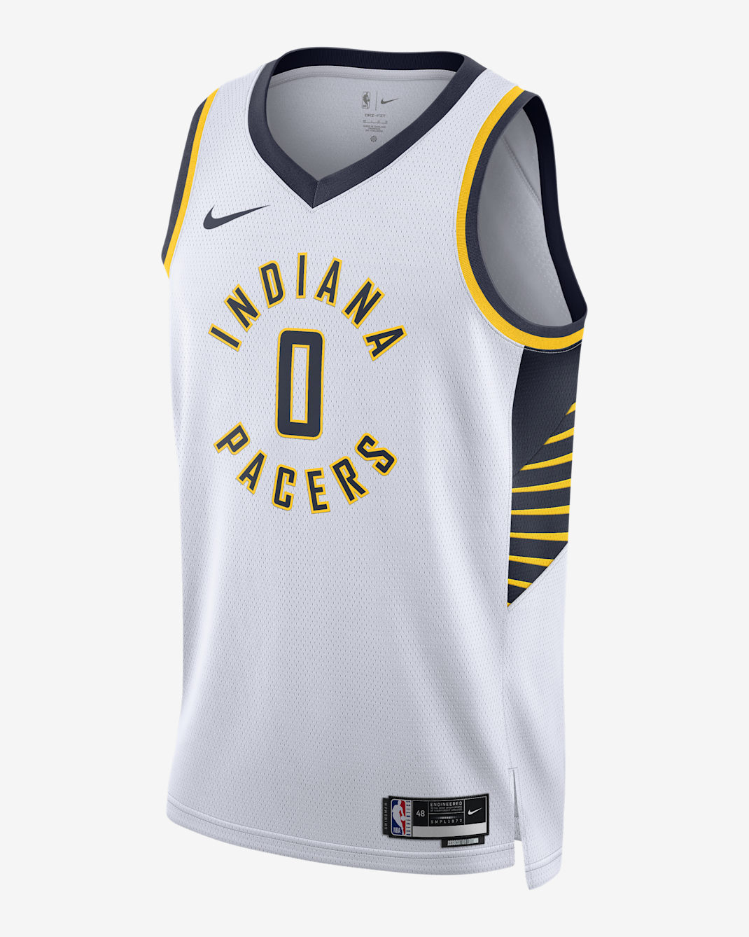 Jersey Nike Dri-FIT Swingman de la NBA para hombre Indiana Pacers Association Edition - Blanco