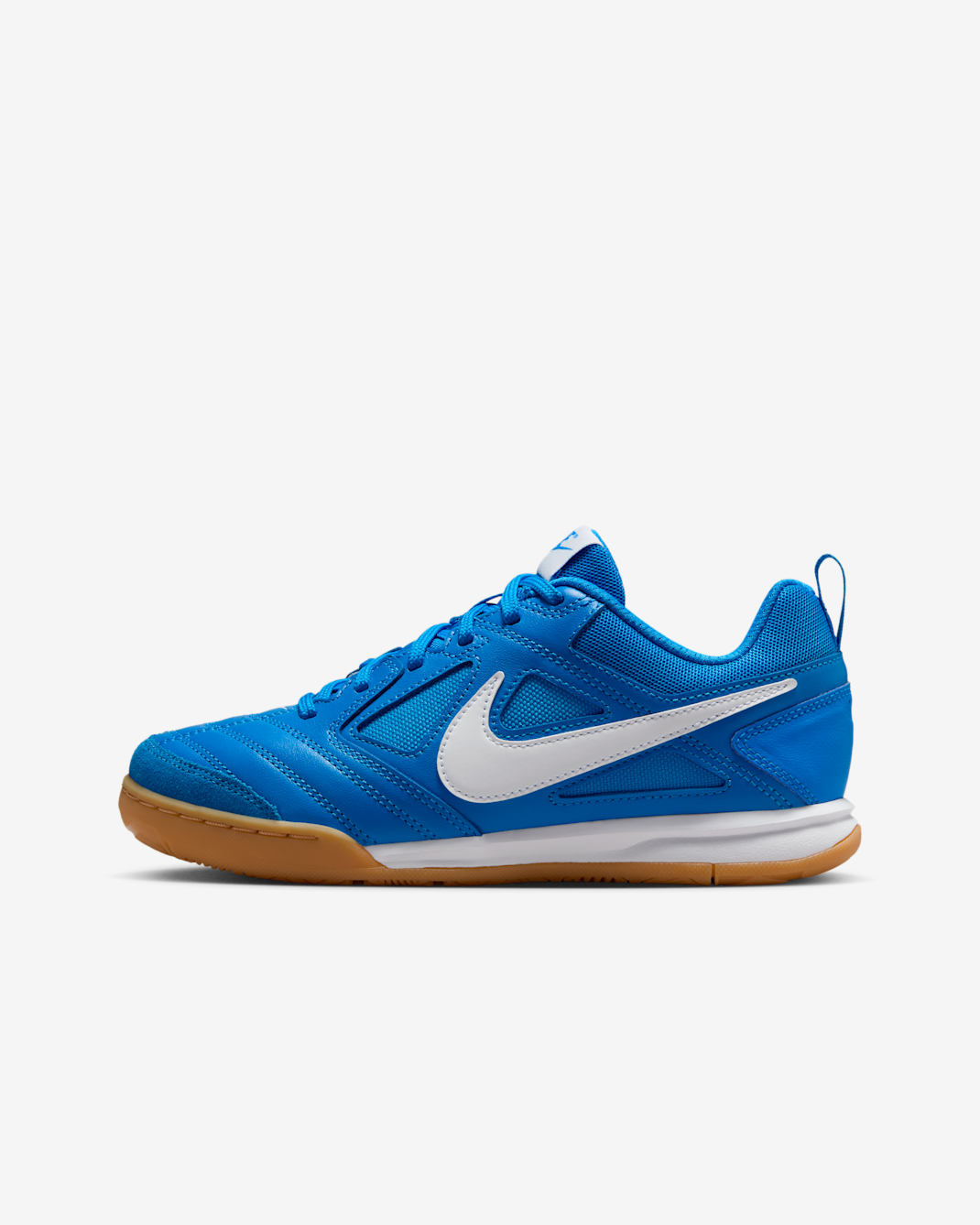 Nike Gato Big Kids' Shoes - Photo Blue/Gum Yellow/White
