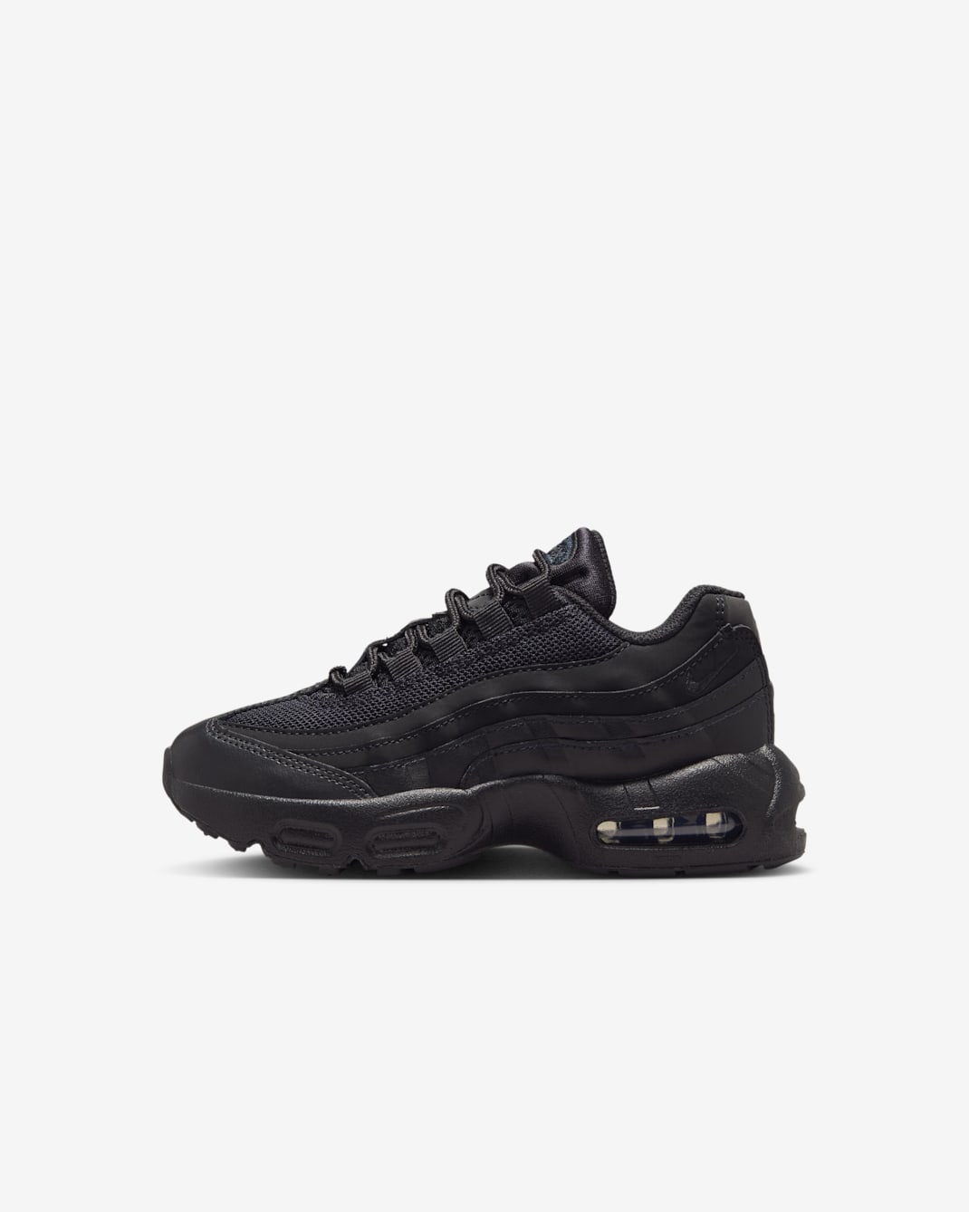 Nike Air Max 95 Recraft Younger Kids' Shoes - Black/Black/Anthracite/Black