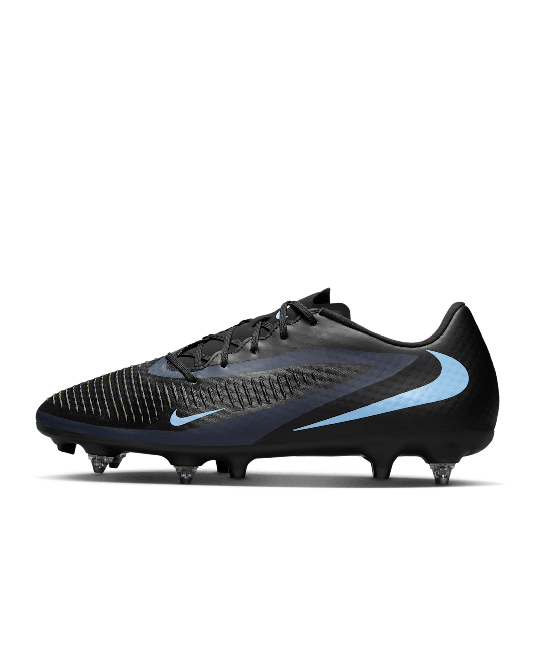 Scarpa da calcio per terreni morbidi Nike Phantom 6 Low Academy - Nero/Nero