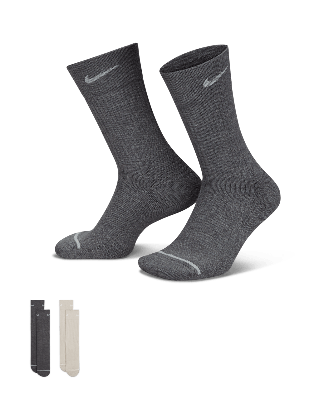 나이키 에브리데이 울 쿠션 크루 삭스(2켤레) - 멀티컬러