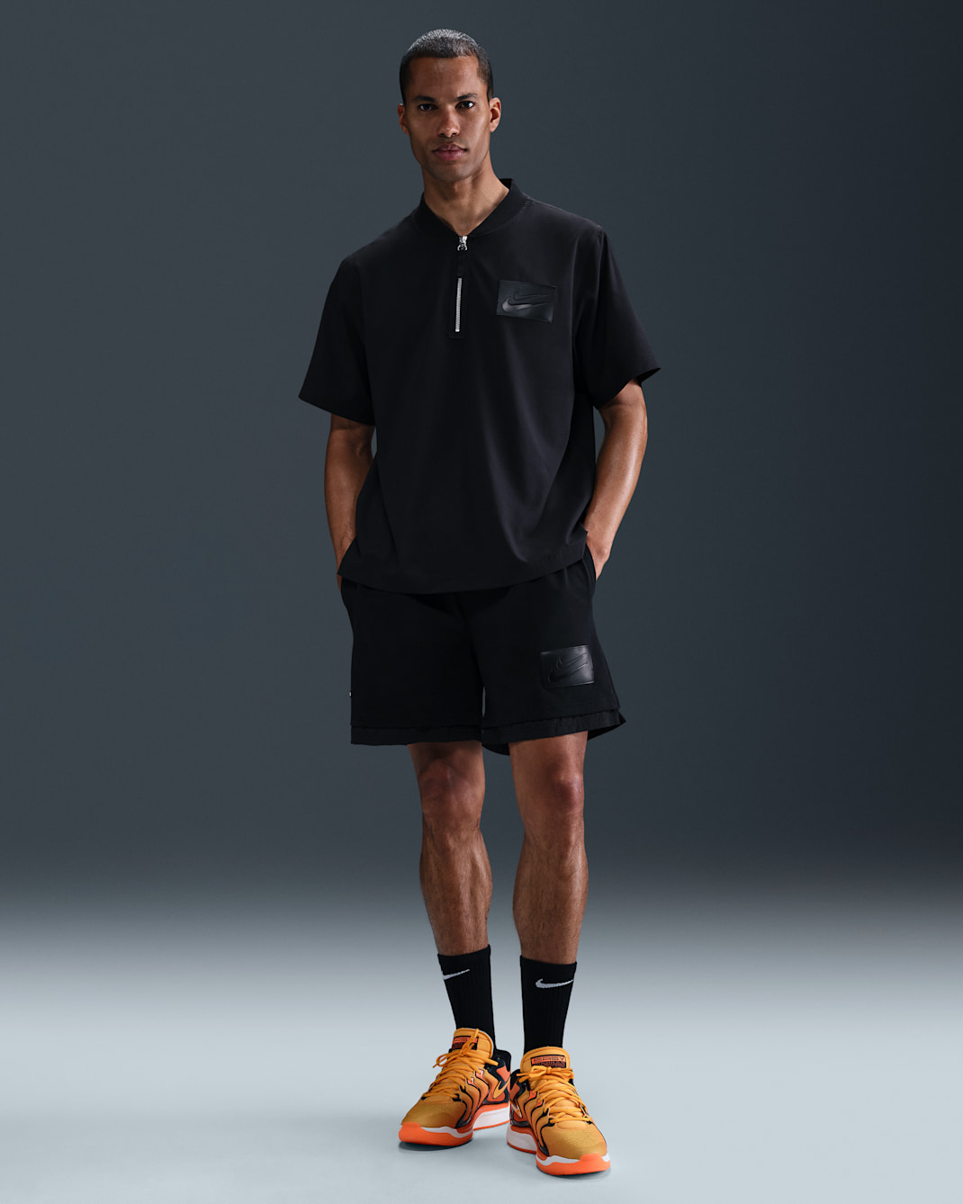 Shorts de básquetbol Dri-FIT de 15 cm para hombre Kevin Durant - Negro/Negro