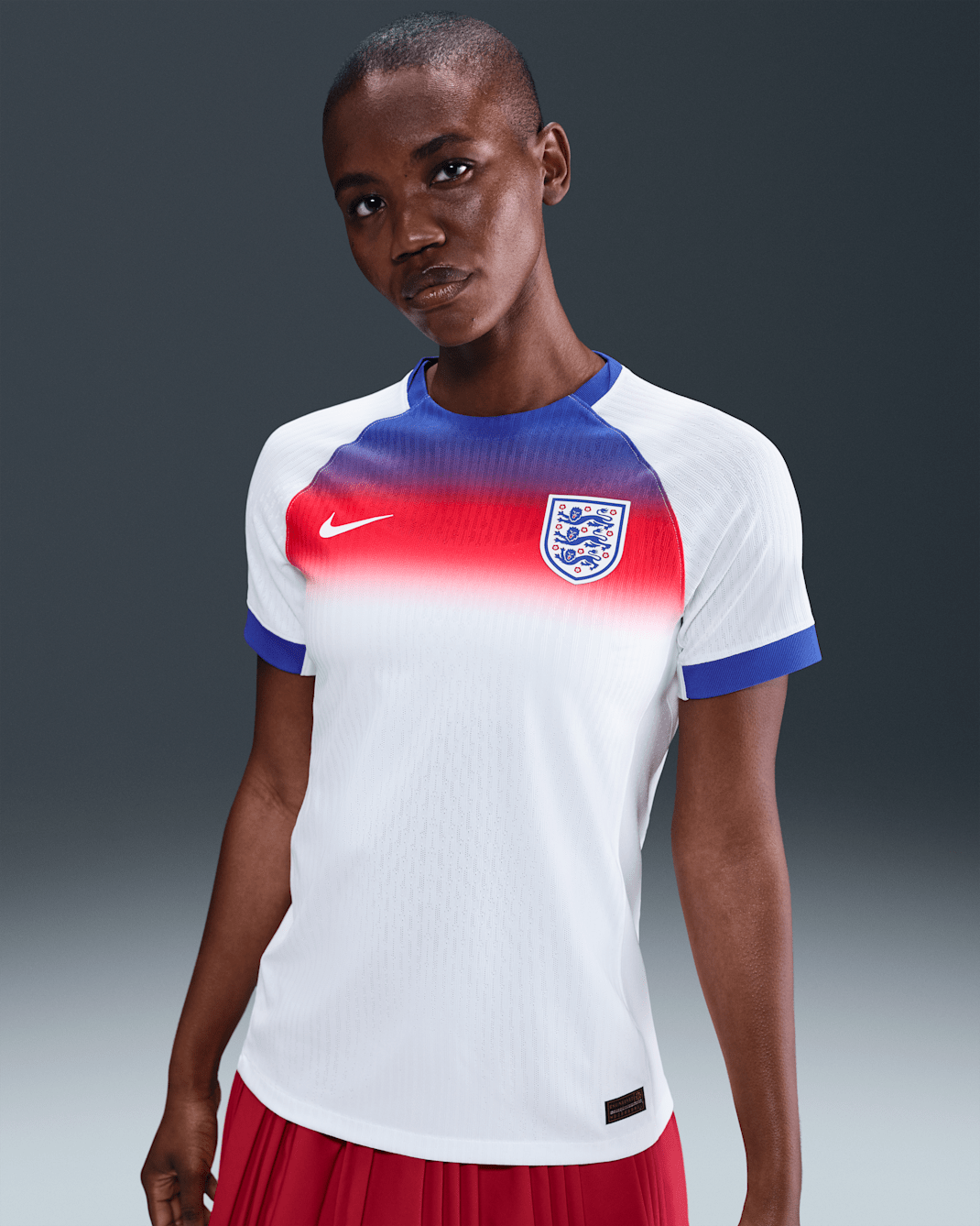 England 2025 Match Home (Women's Team) Women's Nike Dri-FIT ADV Soccer Authentic Jersey - Hyper Royal/White/White