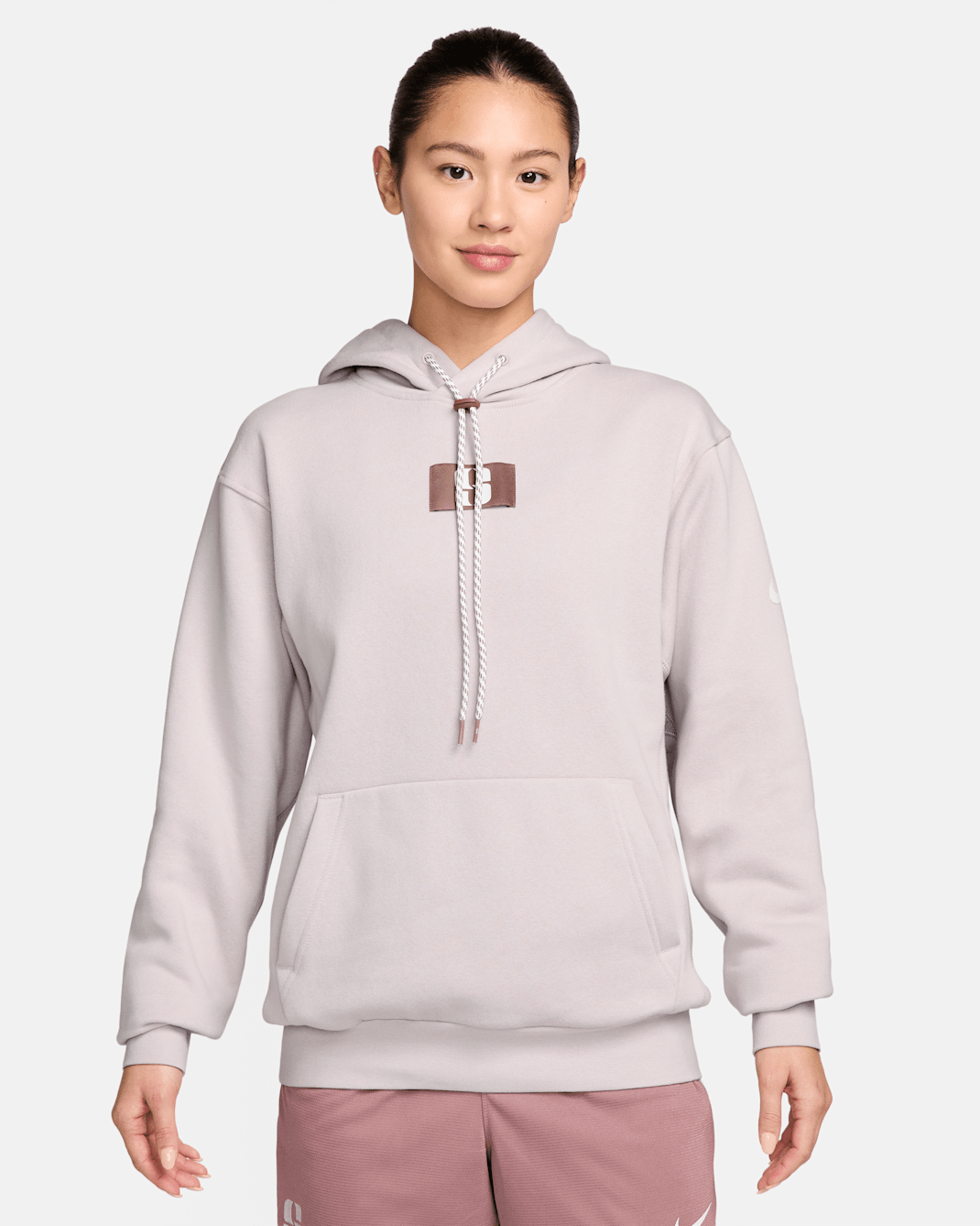 Sabrina Fleece 籃球連帽上衣 - Platinum Violet/Summit White