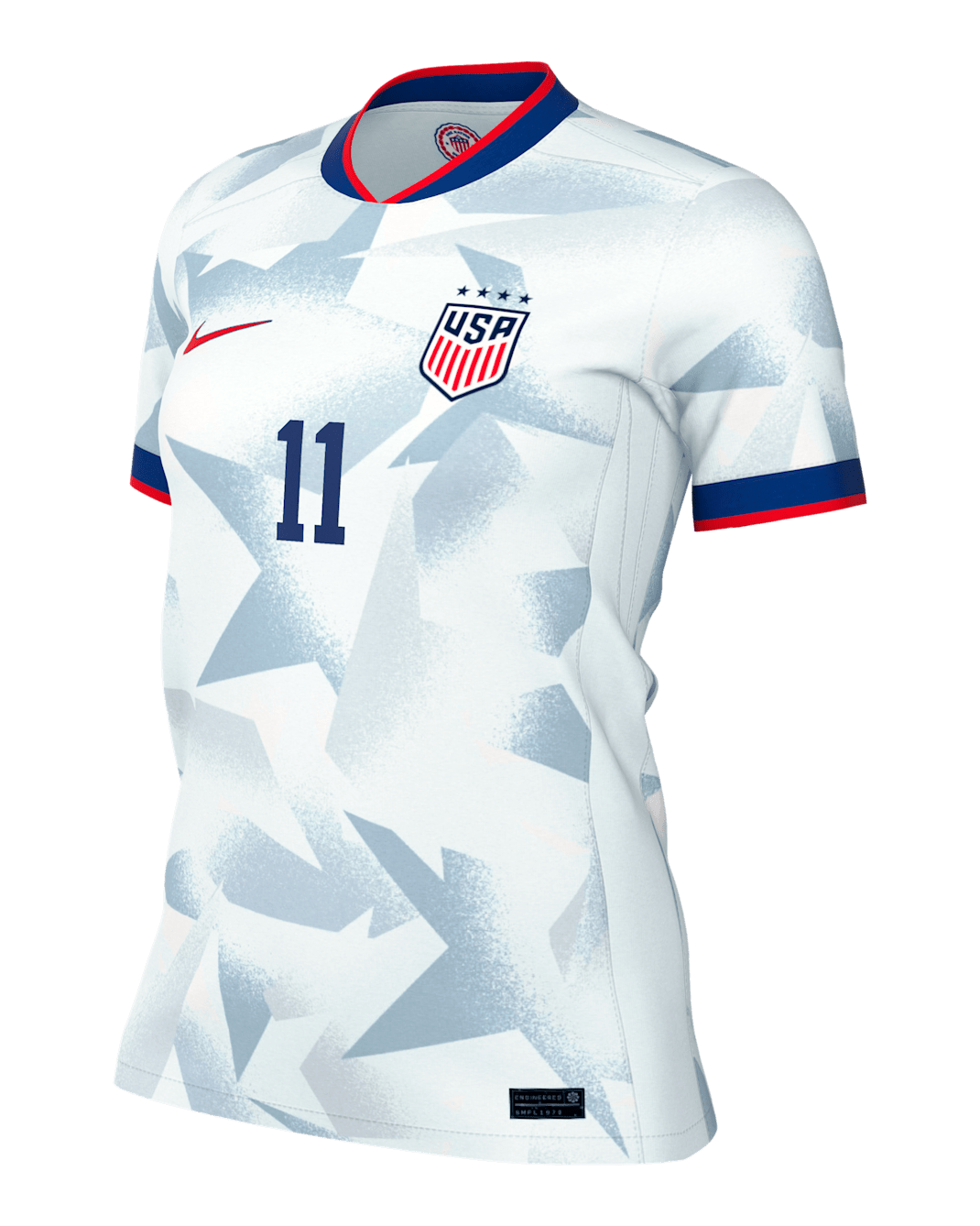 Jersey de futbol Nike Dri-FIT Sophia Wilson de la selección nacional de futbol femenino de Estados Unidos local 2025 Stadium para mujer - Blanco