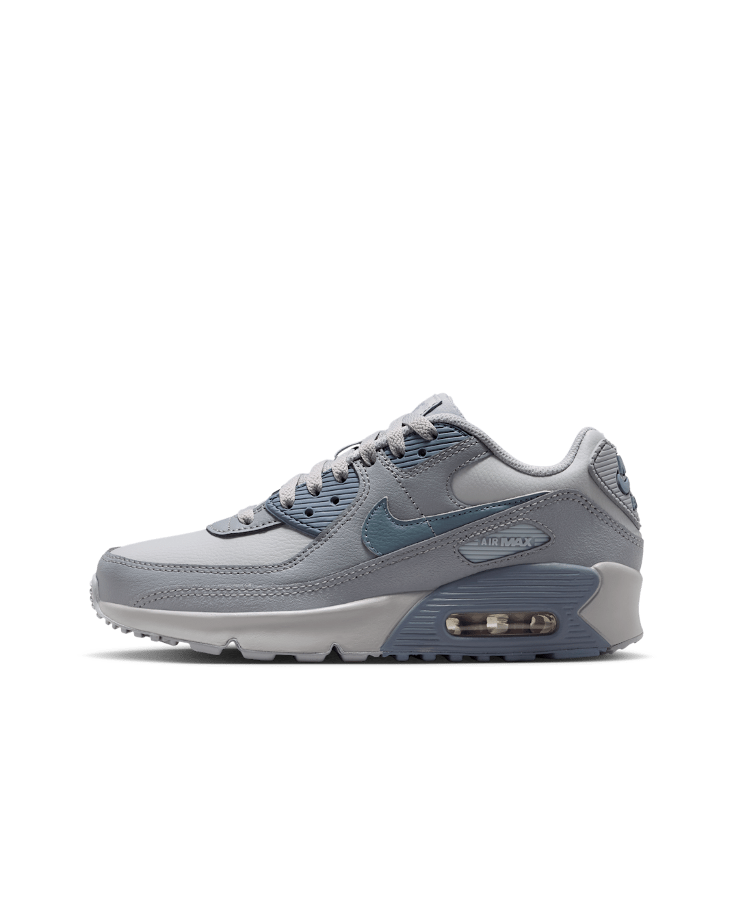Nike Air Max 90 LTR Older Kids' Shoes - Wolf Grey/Stealth/Armoury Blue