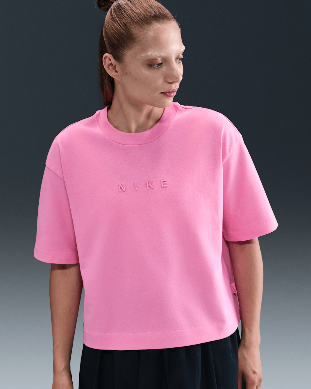 Nike Sportswear Women's Boxy Short-Sleeve T-Shirt - Playful Pink