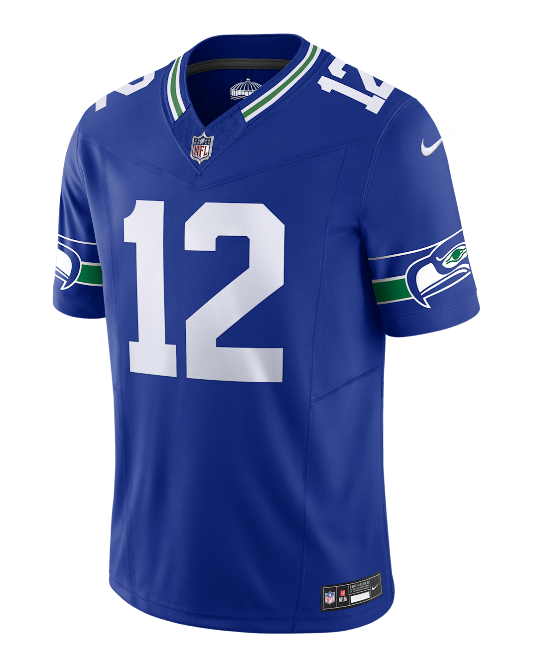 Jersey de fútbol americano Nike Dri-FIT de la NFL Limited para hombre 12th Fan Seattle Seahawks - Royal