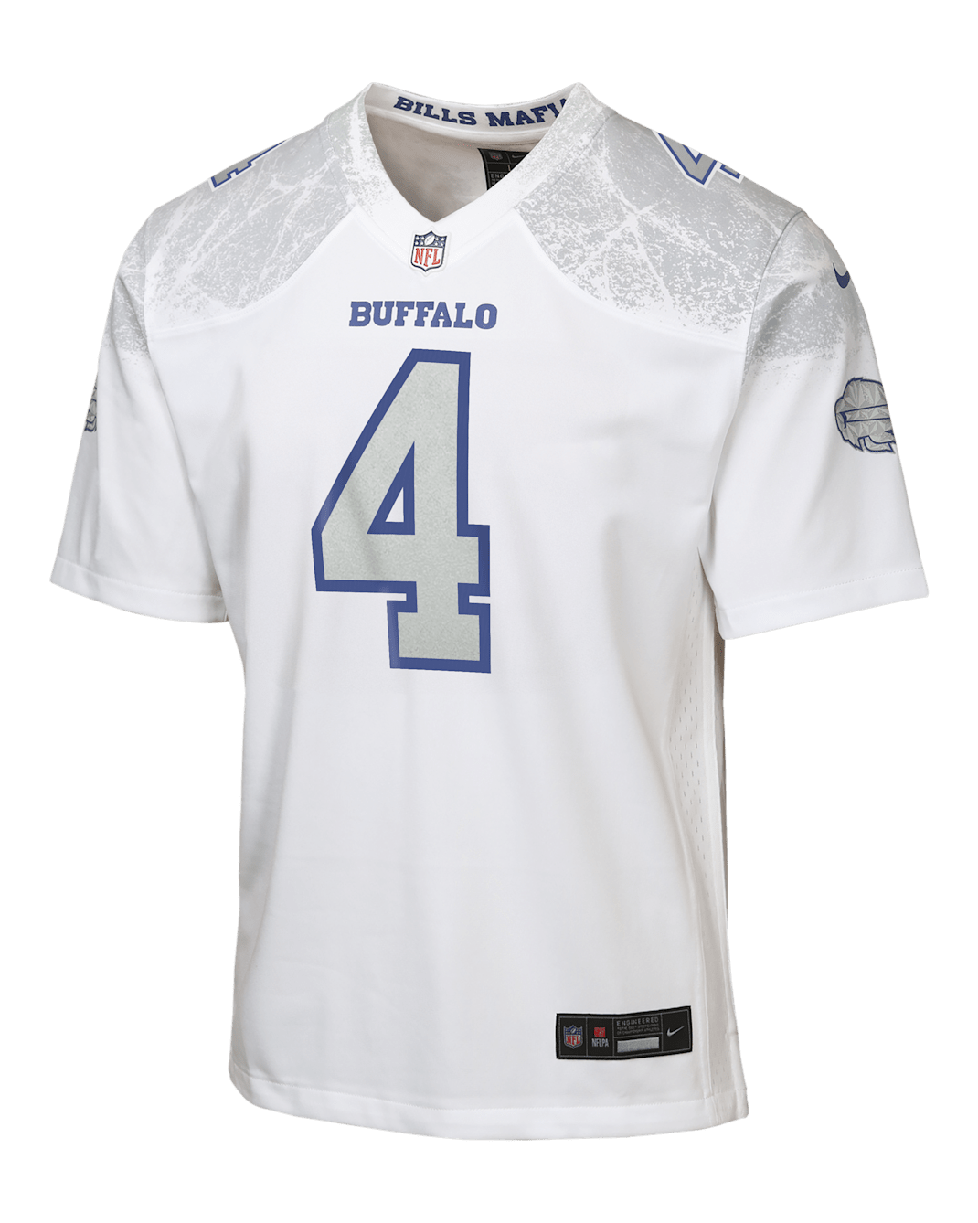James Cook III Buffalo Bills Rivalries Collection Big Kids' Nike NFL Game Jersey - White