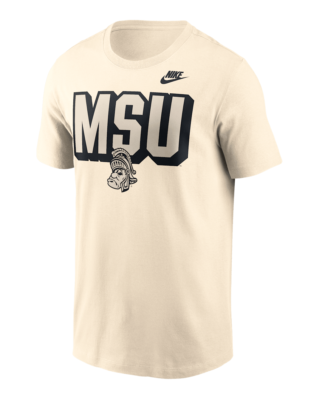 Michigan State Team Bold Men's Nike College T-Shirt - Natural