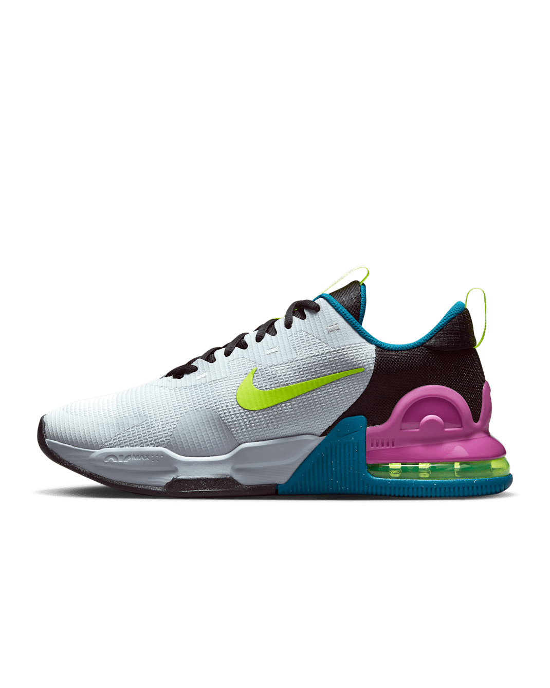 Nike Air Max Alpha Trainer 5 Men's Workout Shoes - Pure Platinum/Black/Green Abyss/Volt