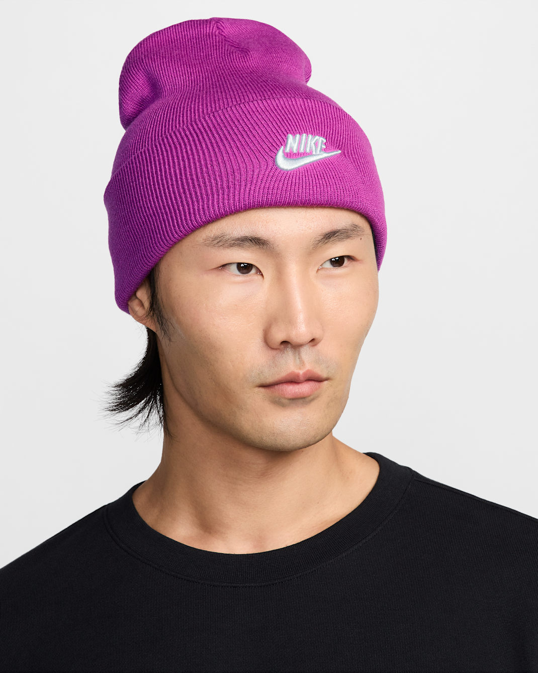 Nike Peak Futura Beanie - Hot Fuchsia/White