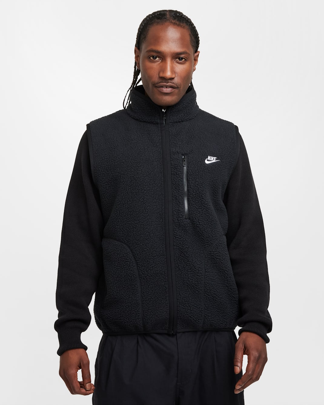 Nike Sportswear Club Men's Winterized Vest - Black/White