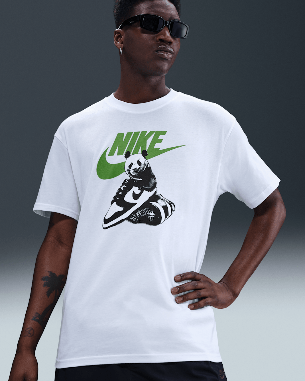 Playera para hombre Nike Sportswear Dunk - Blanco