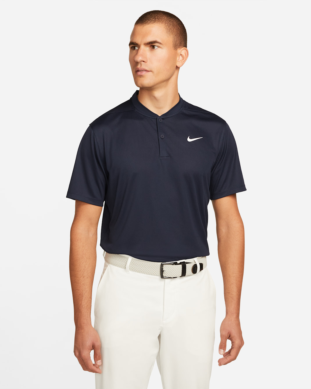 Nike Dri-FIT Victory Men's Golf Polo - Obsidian/White