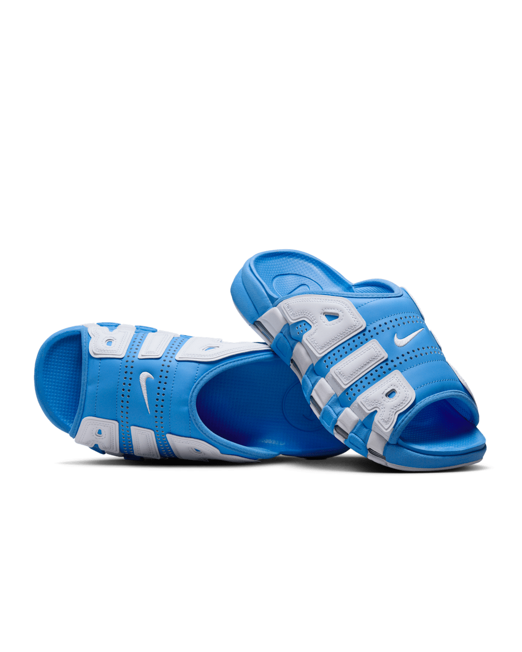 Nike Air More Uptempo Men's Slides - University Blue/University Blue/White