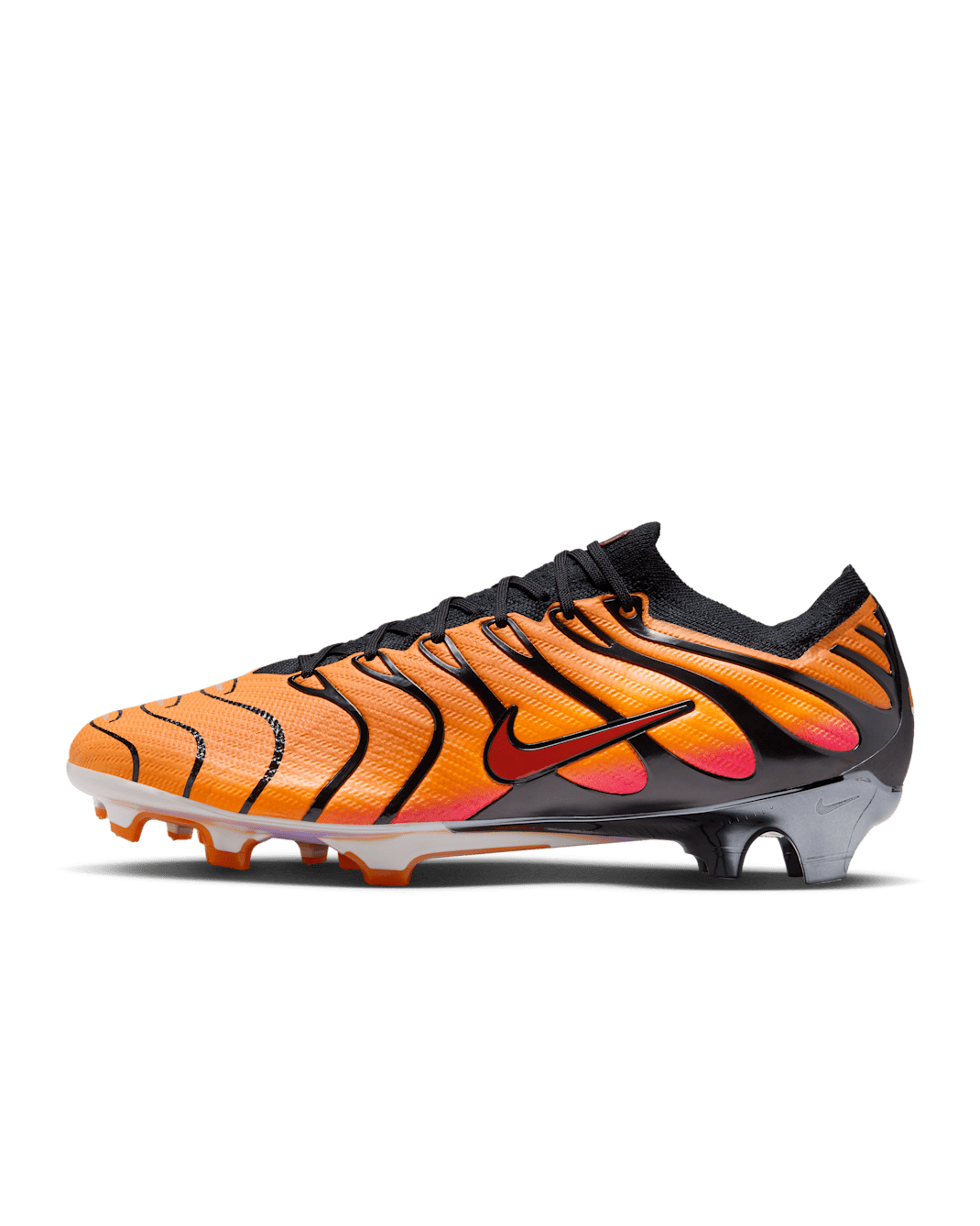 รองเท้าสตั๊ดฟุตบอลไม่หุ้มข้อ FG Nike Mercurial Vapor 15 x Air Max Plus - ดำ/Pimento