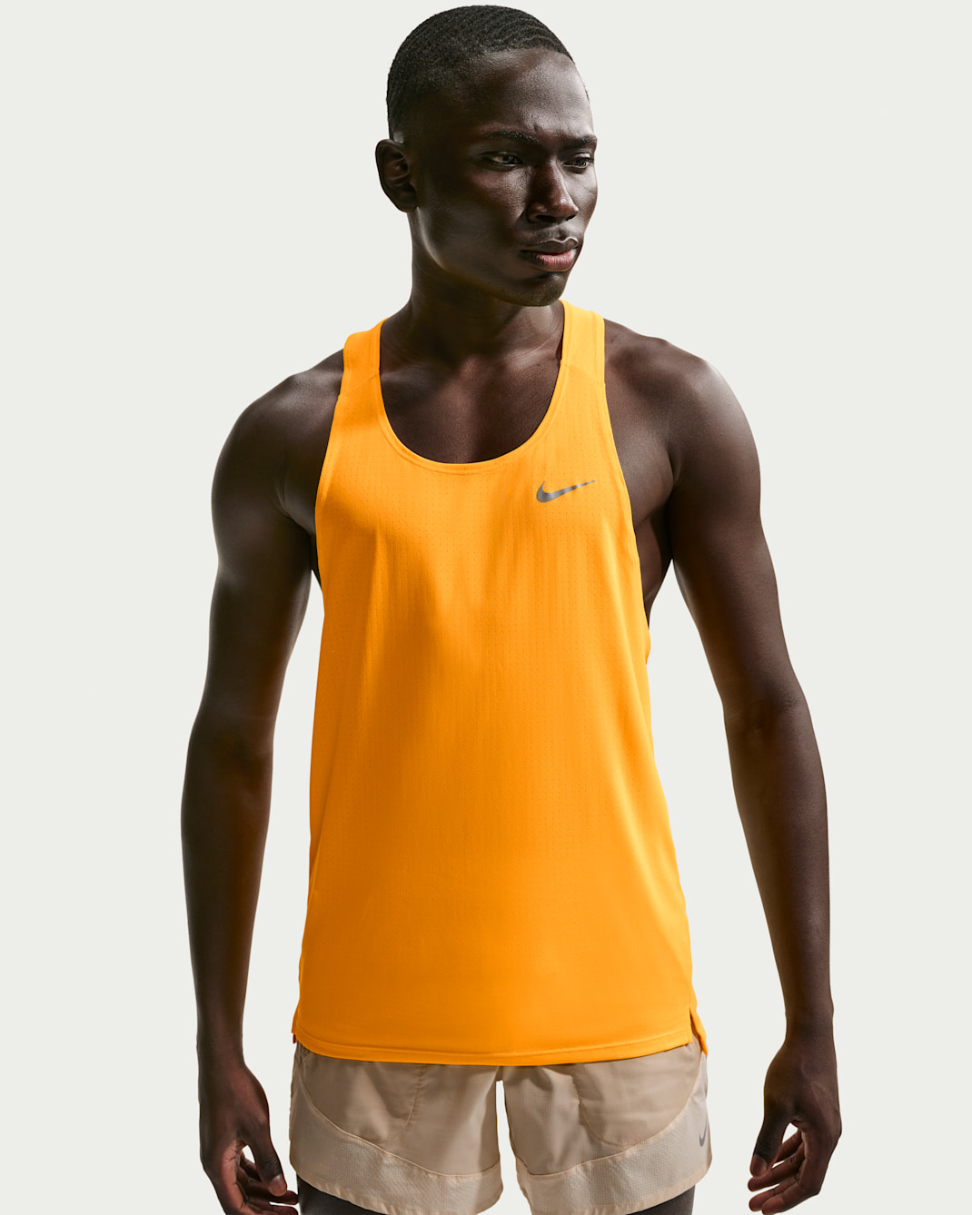 Nike Fast Men's Dri-FIT Running Singlet - Laser Orange