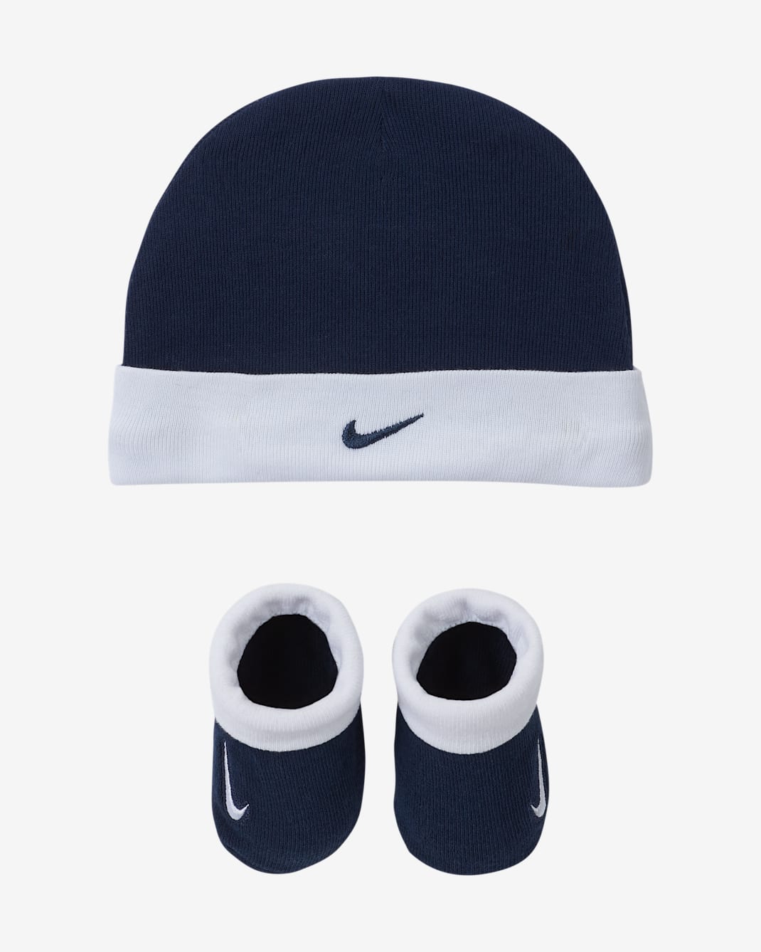 Nike Baby (0-6M) Hat and Booties Set - Midnight Navy