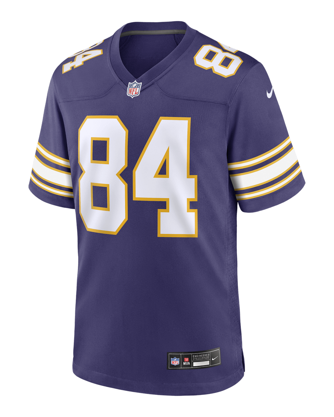 Jersey de fútbol americano Nike de la NFL Game para hombre Randy Moss Minnesota Vikings - Morado