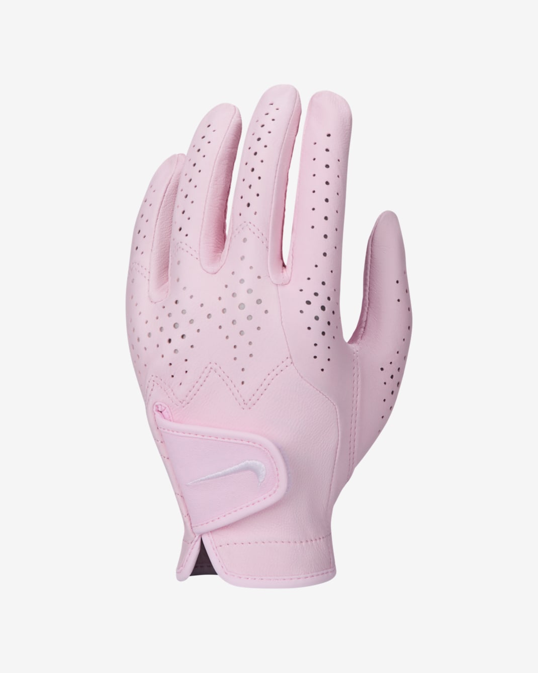 Guante de golf para mujer Nike Tour Classic 4 (mano izquierda) - Espuma rosa/Blanco/Blanco