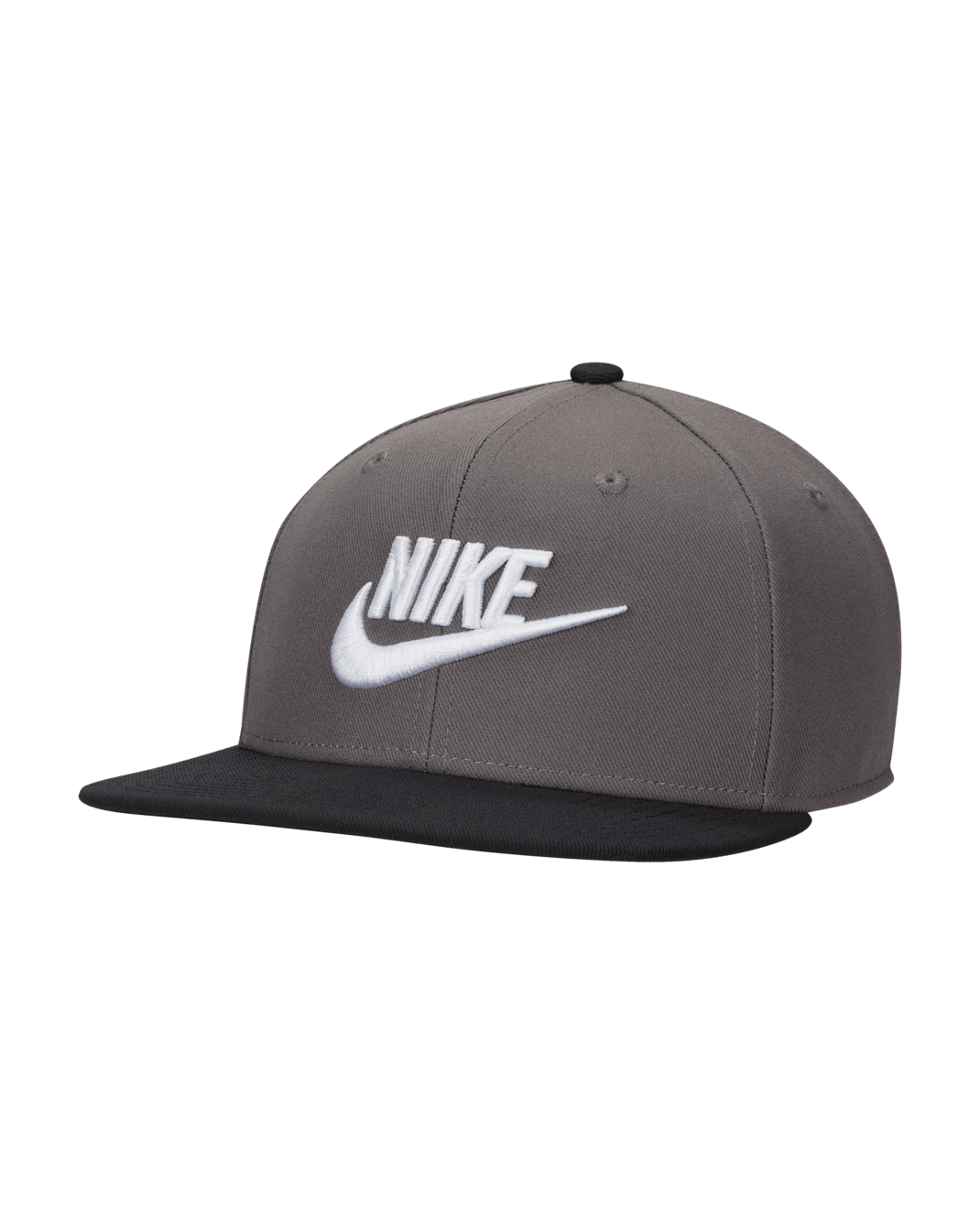 Nike Dri-FIT Pro Structured Futura Cap - Iron Grey/Black/Black/White