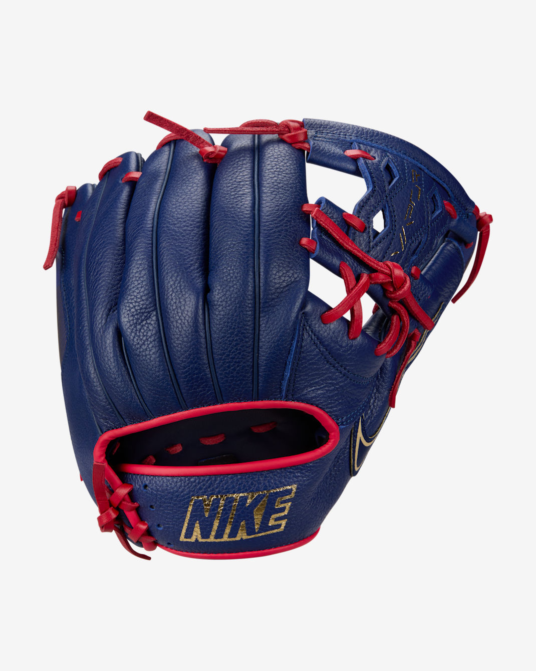 Nike Vapor Baseball Fielding Glove - Left Hand Throw - Blue Void/Pimento/Blue Void