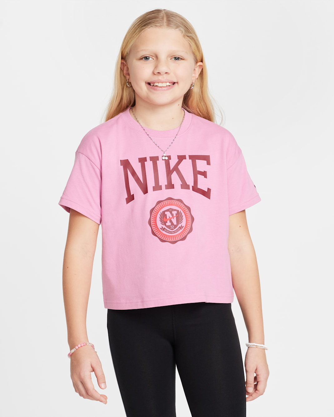 Nike Sportswear 女童 T 恤 - Magic Flamingo