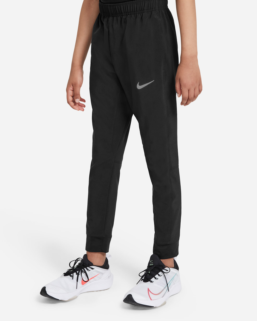 Nike Dri-FIT Older Kids' (Boys') Woven Training Trousers - Black