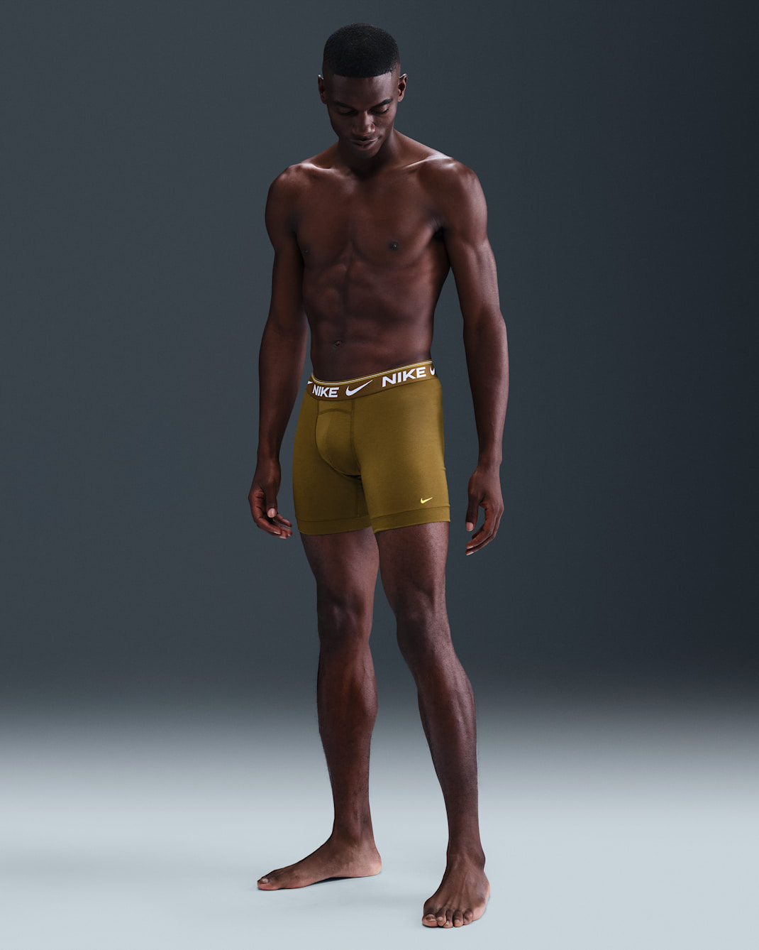 Nike Dri-FIT Ultra Comfort Men's Boxer Briefs (3-Pack) - Olive