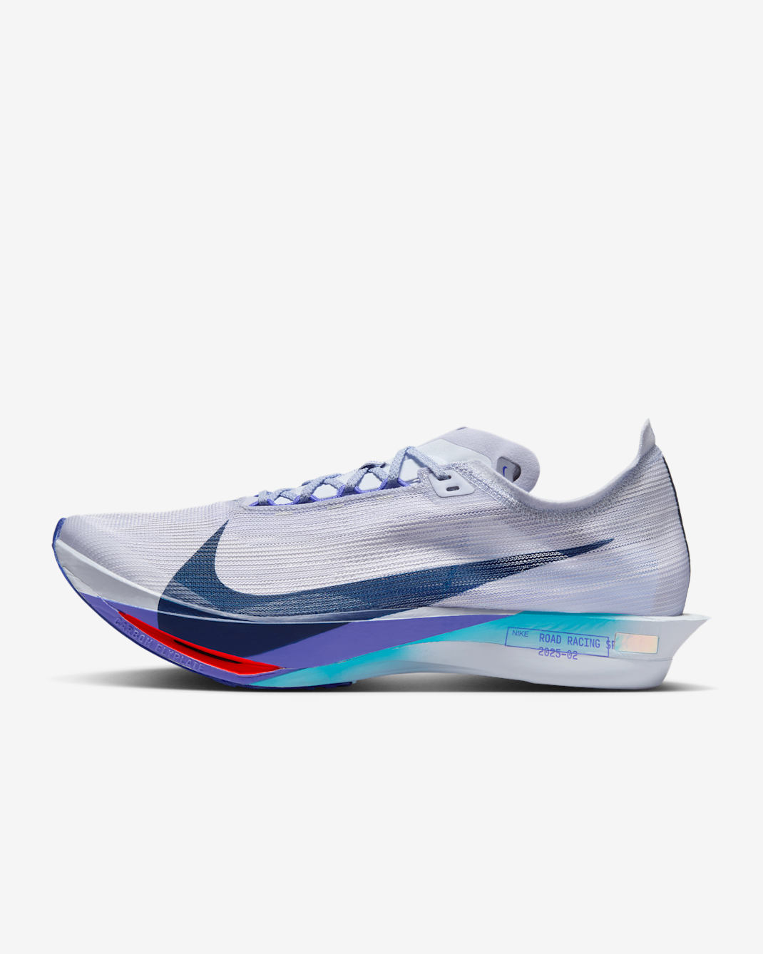 Nike Streakfly 2 Road Racing Shoes - Ghost/Persian Violet/Blue Lightning/Blue Void