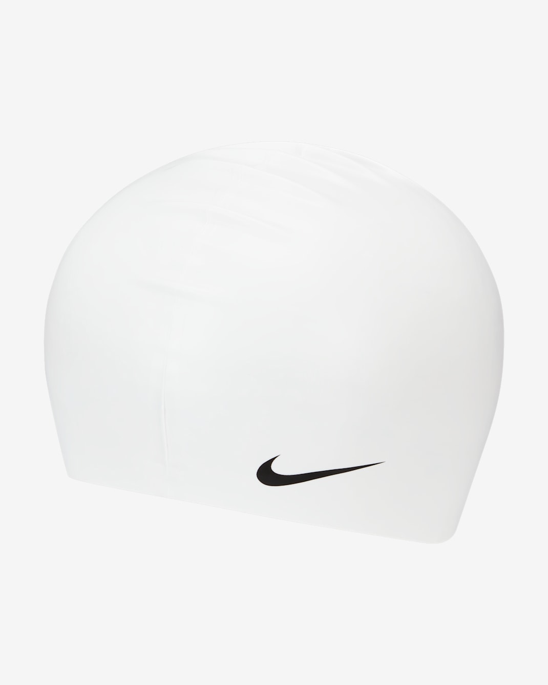 Gorra de natación Nike Swim Solid Silicone - Blanco/Negro