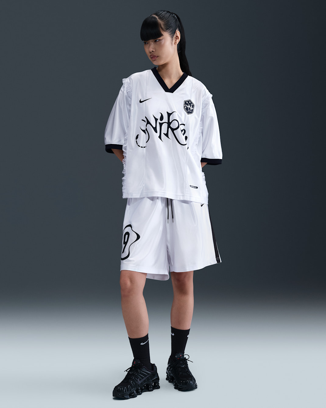 Nike Sportswear Women's Shorts - Metallic Silver