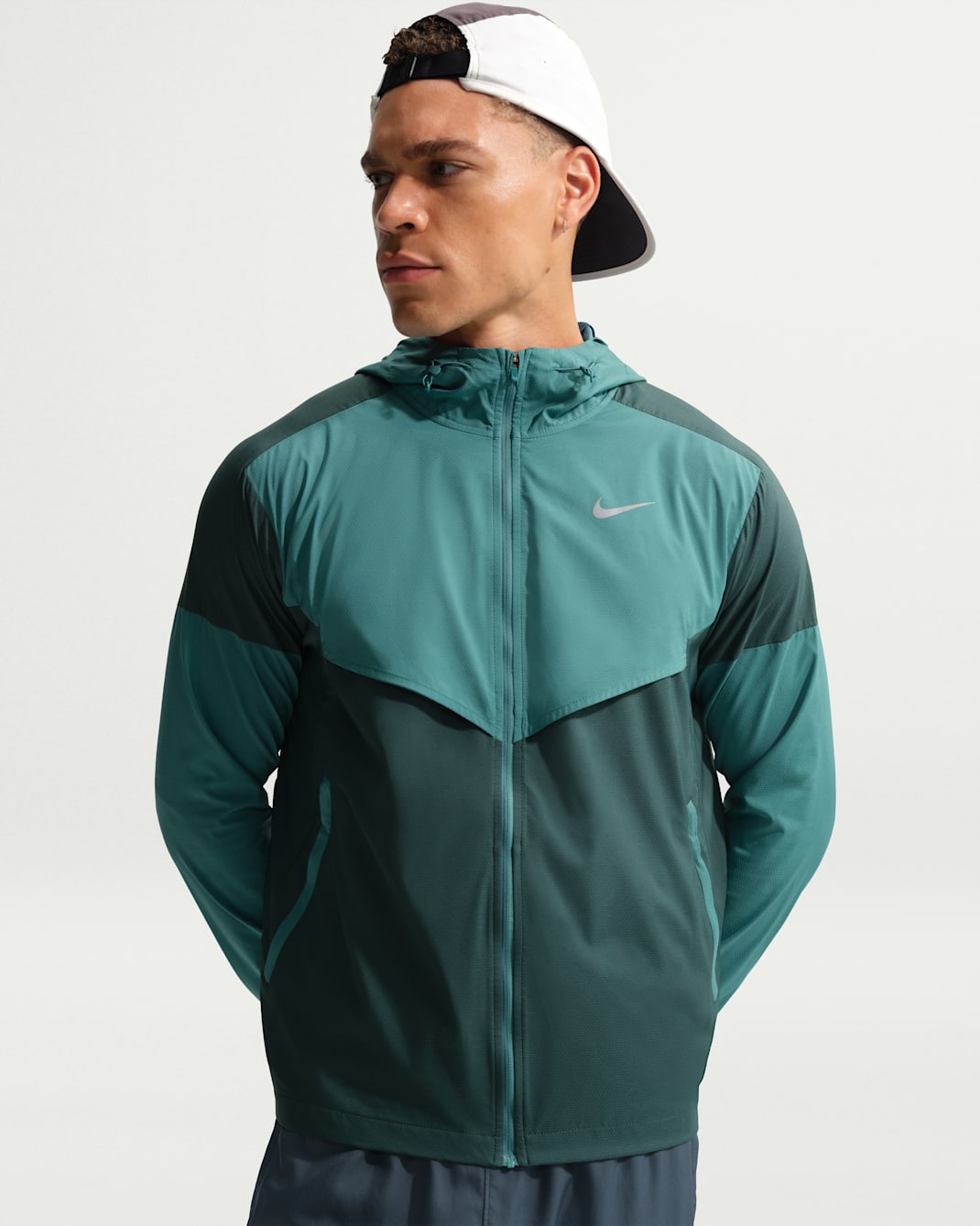 Casaco de running Nike Impossibly Light Windrunner para homem - Mineral Teal