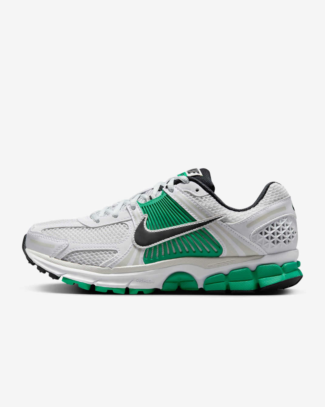 Nike Zoom Vomero 5 Women's Shoes with Reflective Accents - White/Stadium Green/Platinum Tint/Black